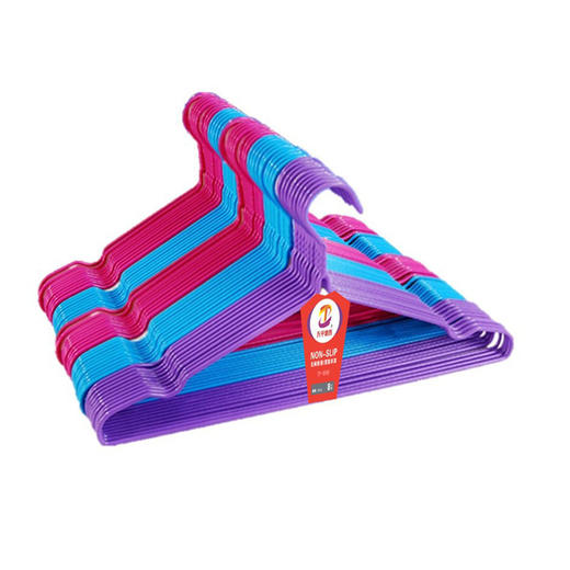 天平朝辉 无痕防滑浸塑衣架 8只装 商品图2