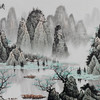 李兆生《漓江春》68*178cm 山水横幅作品 办公室/客厅/书法挂画 商品缩略图3