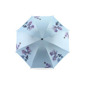 三才雨伞 SC3028 花色 折叠 晴雨两用 防晒黑胶伞 55cn*8k