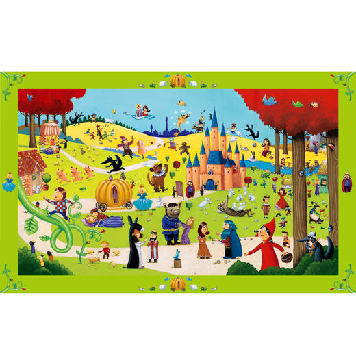 djeco进口益智拼图平面纸质4-5岁男孩女孩早教童话故事玩具观察力 商品图4