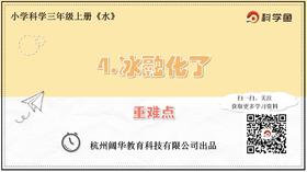 3.1.4《冰融化了》重难点提升课