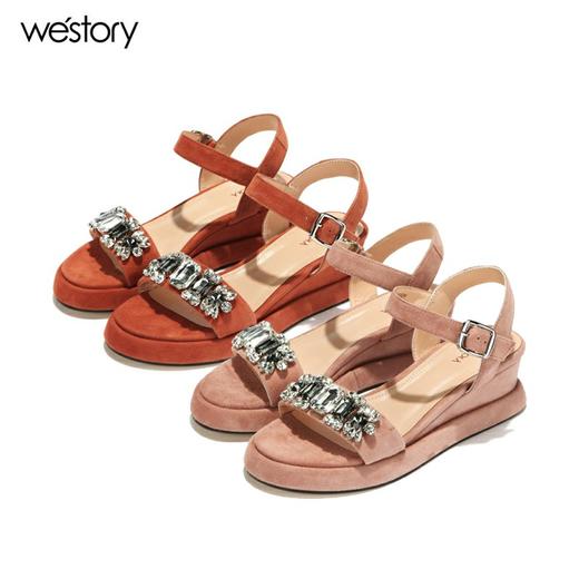 Westory亮钻优雅平底舒适W282G60201 商品图0