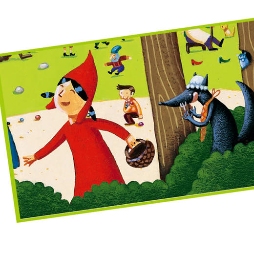 djeco进口益智拼图平面纸质4-5岁男孩女孩早教童话故事玩具观察力 商品图2