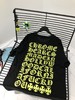 点此购买 克罗心荧光哥特字母印花短袖t恤 莲152774 商品缩略图9