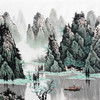 李兆生《漓江秀色》68*178cm 山水横幅作品 办公室/客厅/书法挂画 商品缩略图4