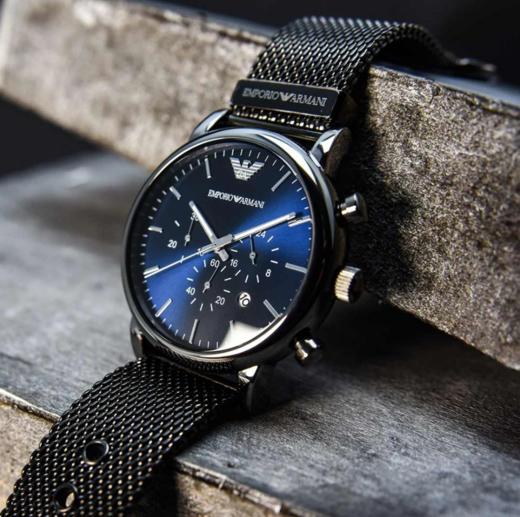 七夕小礼物 小飞鹰 可扫码 全国联保 商务休闲男表钢带时尚石英腕表 PJ332 商品图0