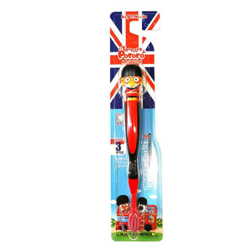PRO 宝露露国旗牙刷 英皇卫兵（英国【中】뽀로로 어린이칫솔(내셔널에디션/영국) 商品图0