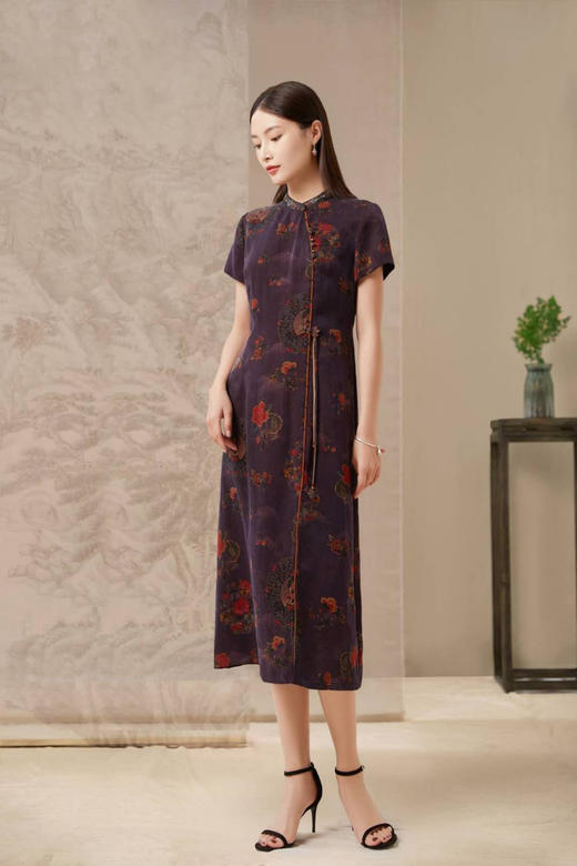 香云纱连衣裙 商品图0