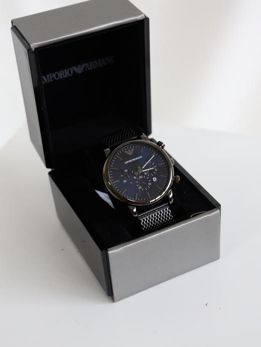 七夕小礼物 小飞鹰 可扫码 全国联保 商务休闲男表钢带时尚石英腕表 PJ332 商品图4