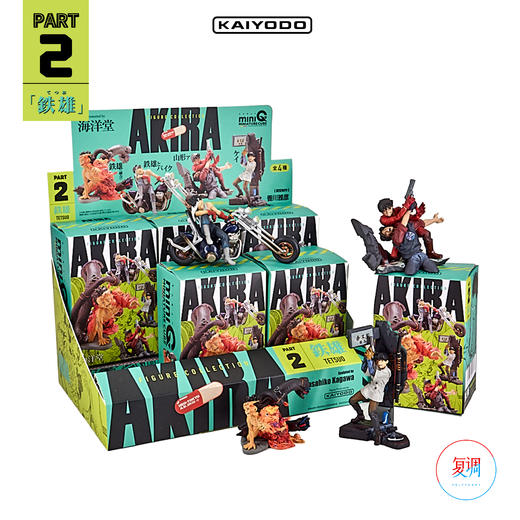 海洋堂 阿基拉系列2 铁雄 miniQ AKIRA PART 2 盲盒 摆件 商品图1
