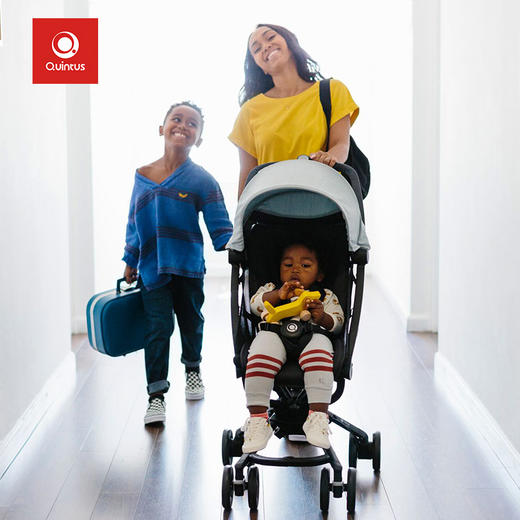 （超值）Quintus/Qtus昆塔斯Q8溜娃神器儿童手推车轻便折叠婴儿推车 商品图3