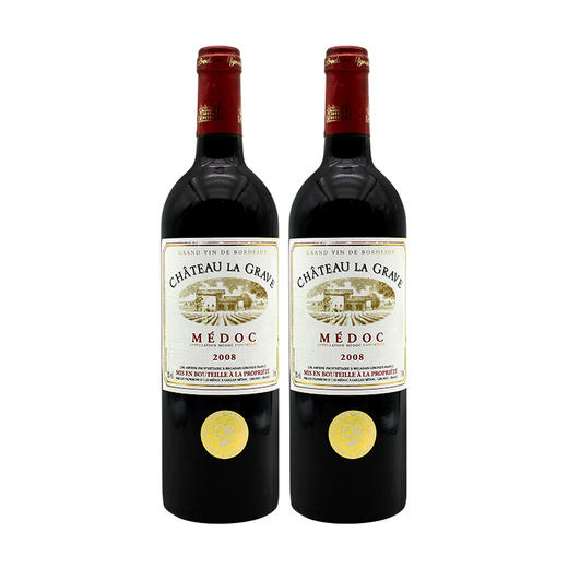 【双支特惠装】拉格来芙城堡红葡萄酒 Chateau La Grave AOC 750ml*2 商品图0