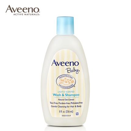 （超值）美国艾惟诺Aveeno 宝宝新生婴幼儿专用洗护正品儿童洗发水沐浴露二合一 商品图0