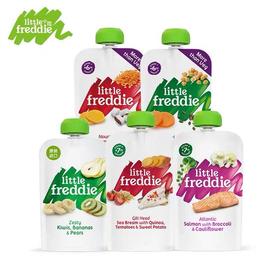 （超值）英国小皮little freddie  欧洲原装进口多种口味果蔬泥 酸奶谷物水果泥