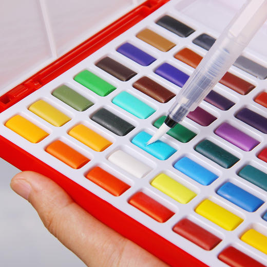 德国FABER-CASTELL辉柏嘉576024固体水彩颜料24色套装水彩画手绘 商品图3