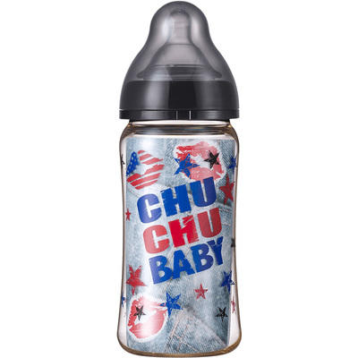（超值）日本原装chuchubaby啾啾 可爱妈妈宽口婴儿奶瓶 ppsu 轻盈耐摔 商品图4