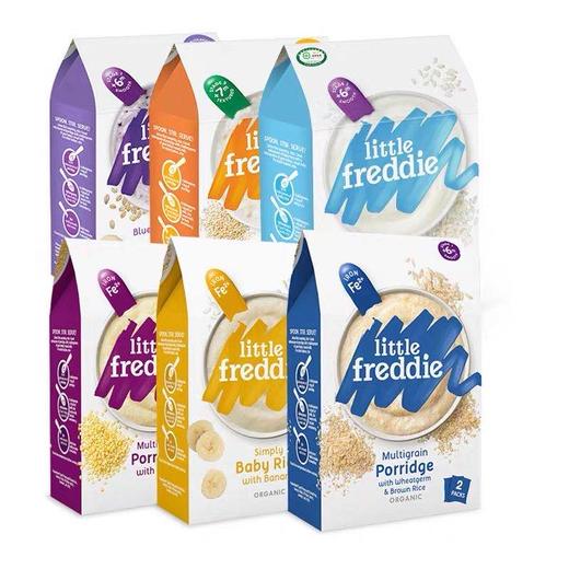 （超值）英国小皮little freddie  欧洲原装进口宝宝高铁营养米粉 160g 商品图0