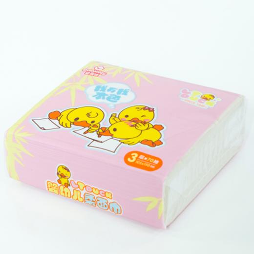 达维适本色竹纤维随身包软抽面巾纸70抽（粉色） 商品图0