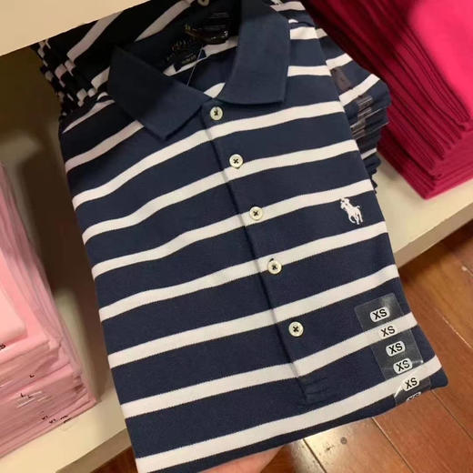polo ralph lauren 拉夫劳伦女士纯棉短袖小马标polo衫五扣 国内超级