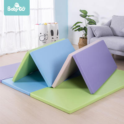 （超值）babygo宝宝爬行垫儿童爬爬垫婴儿游戏垫加厚4cm环保折叠地垫 商品图0