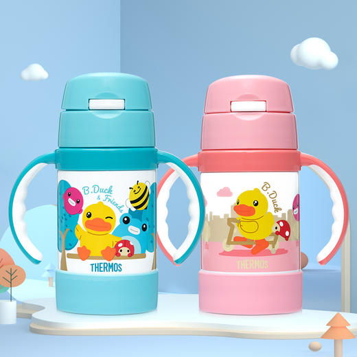（超值）膳魔师thermos儿童保温杯  带手柄  280ml 商品图2