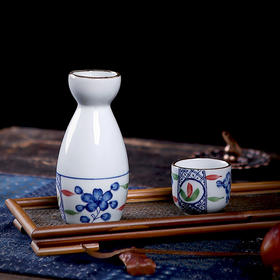 【茶道配件】日本酒器一人饮_窗花