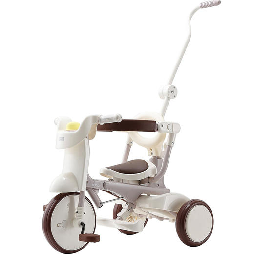 （超值）日本iimo 二代儿童折叠三轮车宝宝童车脚踏车推车学步 商品图4