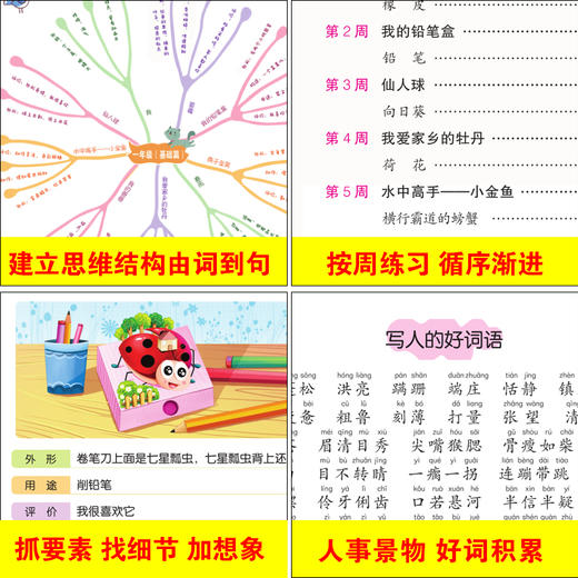 小学生看图说话写话三步走.一年级.基础+提高篇（2册） 商品图1