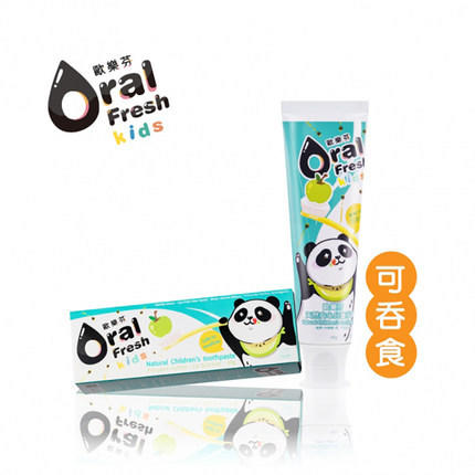 （超值）【促销2支装】中国台湾 欧乐芬 儿童牙膏 可吞咽无氟2-3-6-12岁 商品图3