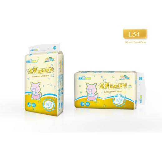 乐尼金装超柔纸尿裤L码54S 商品图0