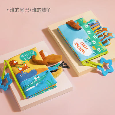 （超值）babygo婴儿早教立体布书撕不烂可咬可水洗儿童益智玩具 商品图7