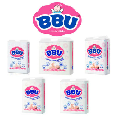 （超值）德国进口BBU云棉纸尿裤超薄透气婴儿幼儿男女通用尿不湿 商品图0