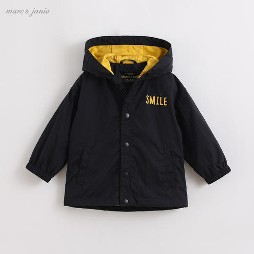 【付款一周内发货】马克珍妮2020新款宝宝秋装 男童趣味表情包外套 儿童风衣201697 商品图2