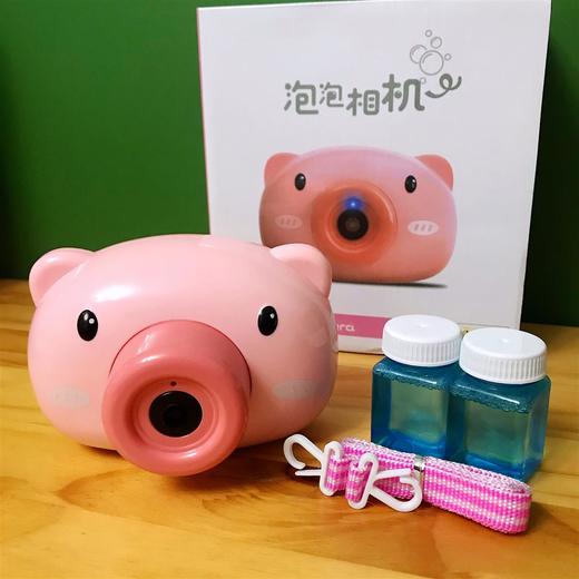 【六一特惠】网红卡通猪猪泡泡照相机 商品图1