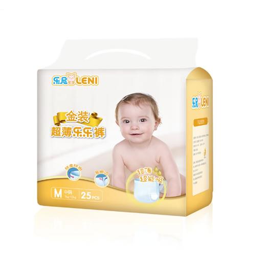 乐尼金装超薄乐乐裤M码25片 商品图0