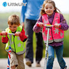 （超值）英国LittleLife儿童反光马甲户外安全荧光防撞服学生小孩骑行背心 商品缩略图0