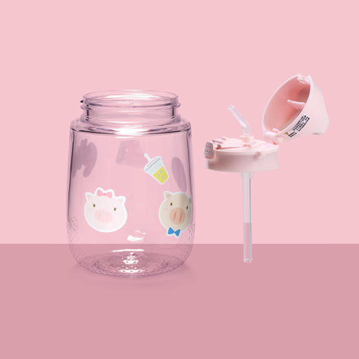 （超值）膳魔师 儿童吸管杯 猪猪便携水杯 学饮杯 恐龙杯 370ml 商品图5