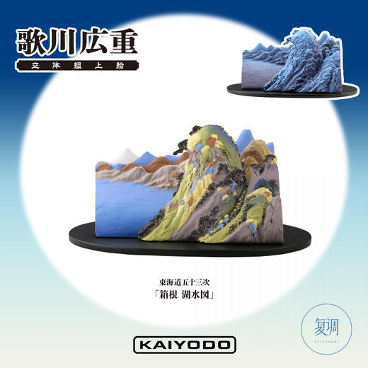 海洋堂 歌川广重 立体浮世绘 潮玩 摆件 扭蛋 商品图5