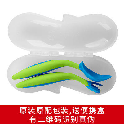 （超值）澳洲b.box 宝宝训练勺 叉勺套装 雪糕色 经典 商品图2