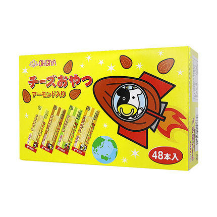 （超值）日本扇屋OHGIYA 鳕鱼芝士奶酪条 高钙DHA宝宝  盒装48根 商品图3