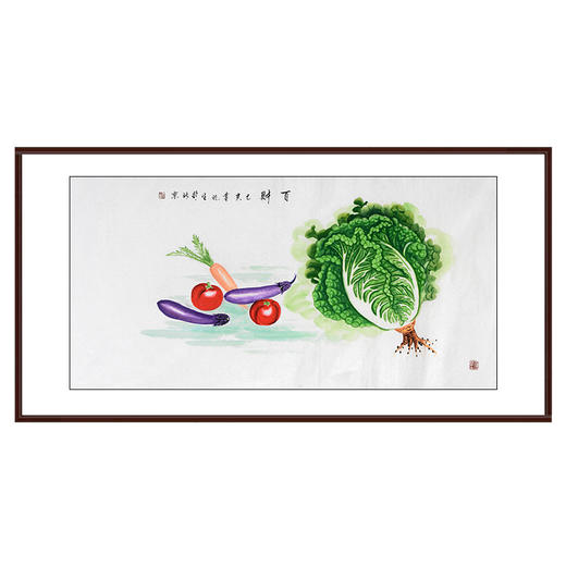 李兆生《百财》68*138cm 花鸟横幅作品 茶室/卧室挂画 商品图0