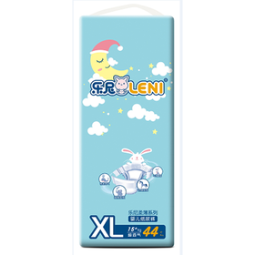 乐尼柔薄系列婴儿纸尿裤XL码44片