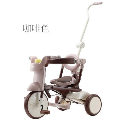 （超值）日本iimo 二代儿童折叠三轮车宝宝童车脚踏车推车学步 商品图5