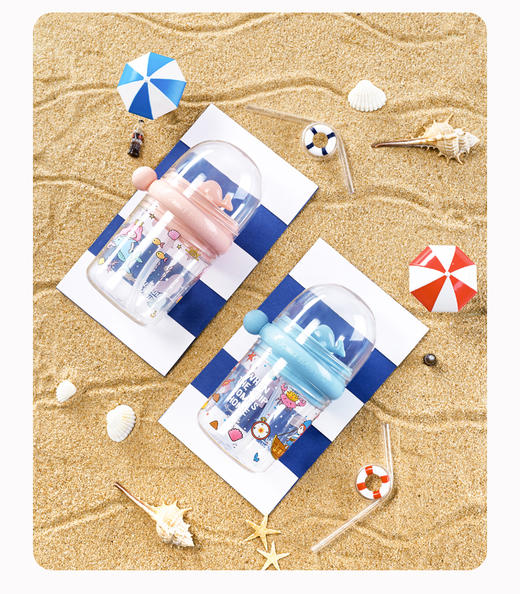 （超值）All-Joint优仅 升级版鲸鱼带吸管网红喷水杯 商品图1