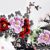 李子玉《鸣春》68*138cm 花鸟横幅作品 茶室/卧室挂画 商品缩略图2