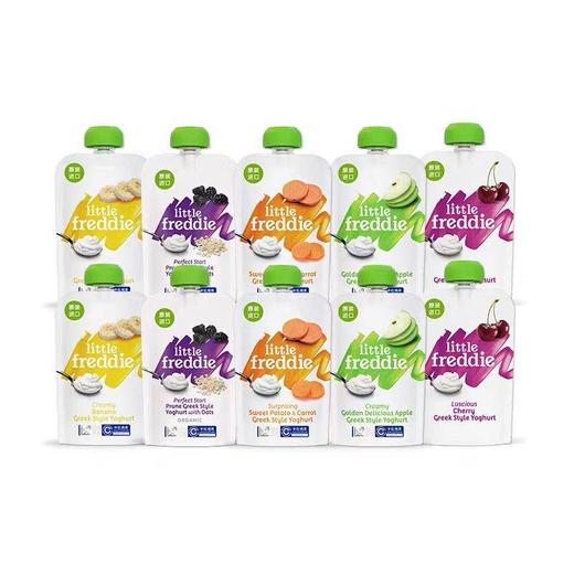 （超值）英国小皮little freddie  欧洲原装进口多种口味果蔬泥 酸奶谷物水果泥 商品图3