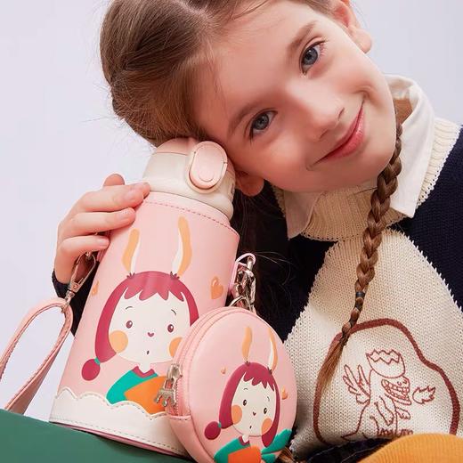 （超值）All-Joint优仅 儿童保温杯套装（含杯套和钱包） 600ml 商品图0