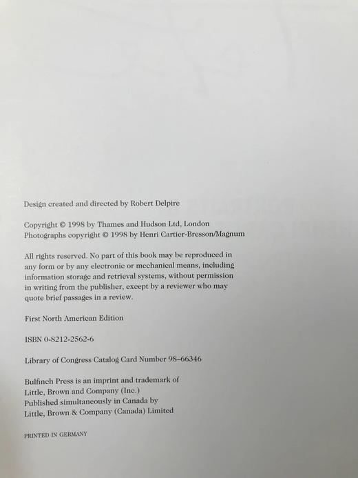 布列松摄影图集 贡布里希作序 142幅插图 精装大16开 商品图4
