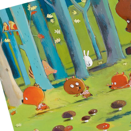 djeco进口森林里的小伙伴拼图100片5-7岁 商品图3