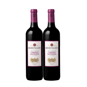 【双支特惠装】贝灵哲加州赤霞珠红葡萄酒 Beringer California Range Cabernet 750ml*2